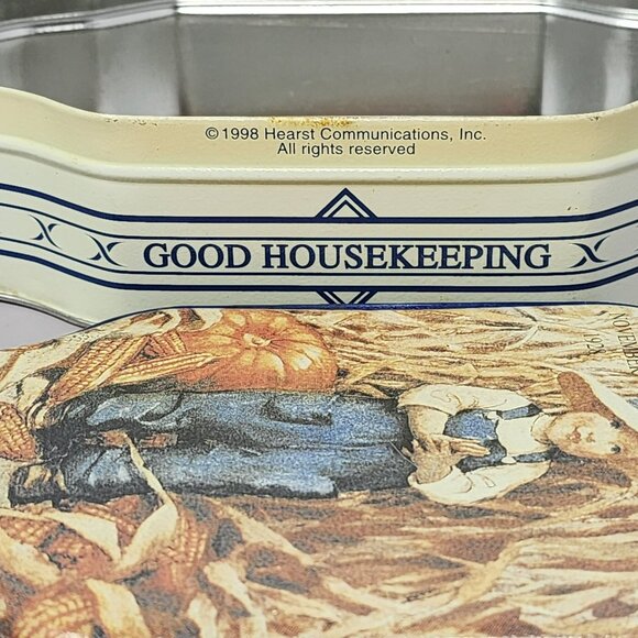 Vintage Good Housekeeping Seasonal Tin Set - Summer Spring Autumn‎ & Winter - Picture 13 of 16